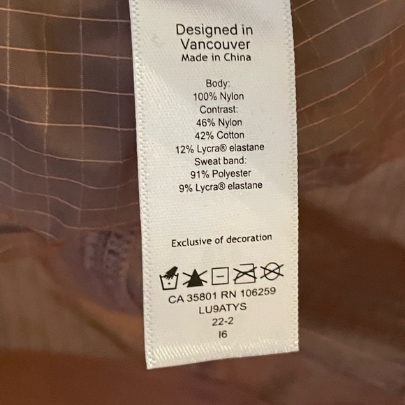 LULULEMON Drawcord Hiking Cap - Women’s L/XL - Pink Clay - NWT main image 4